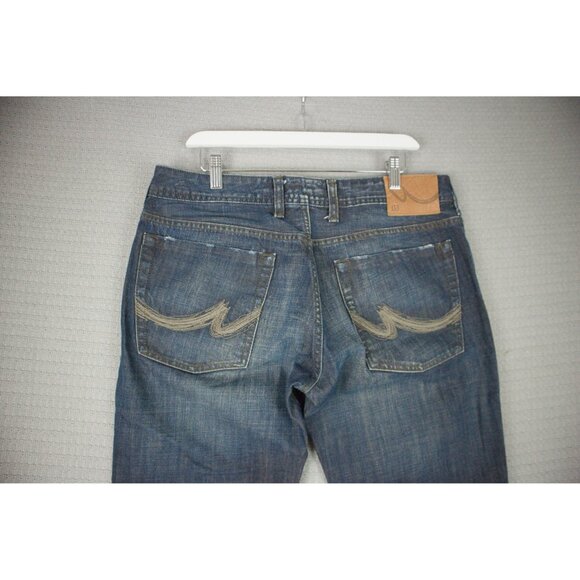 LTB 1948 Embroidered Wide Baggy Denim Jeans 34W - Picture 5 of 8